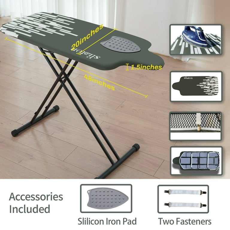 KDJ HOME SLIETON Extra Wide Ironing Board - Stand Full Size Tall