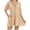 Yellow, variant on Overall Shorts for Women Striped Crew Neck Tie Front Rompers Plus Size Fashion Summer One Piece Jumpsuits