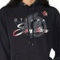 thumbnail image 3 of Men's G-III 4Her by Carl Banks Black Ottawa Senators Shadow Logo Fleece Pullover Hoodie, 3 of 3
