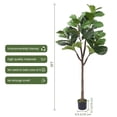thumbnail image 6 of Huloretions FauxArtificialWith ExquisitePotsSimulated ArtificialPlant Fading, Ultraviolet SafeArtificial forOffice, 6 of 7
