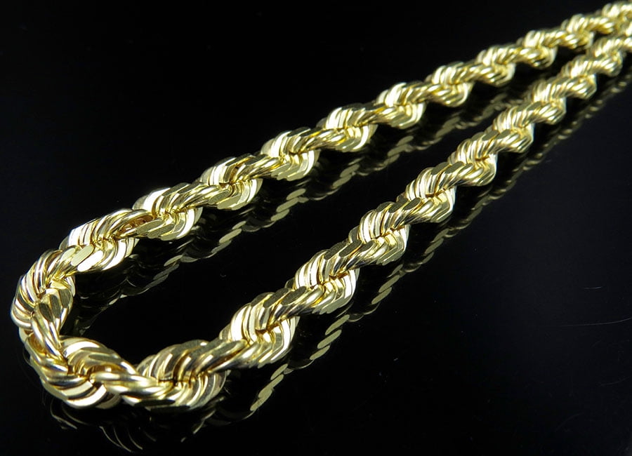 Mens Ladies 7MM Rope Chain Necklace 24 