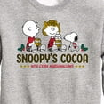 thumbnail image 3 of Peanuts - Snoopy's Cocoa Christmas - Toddler And Youth Crewneck Fleece Sweatshirt, 3 of 6