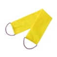 thumbnail image 3 of Paño exfoliante corporal para limpieza profunda con asas de malla densa para baño Amarillo, 3 of 8