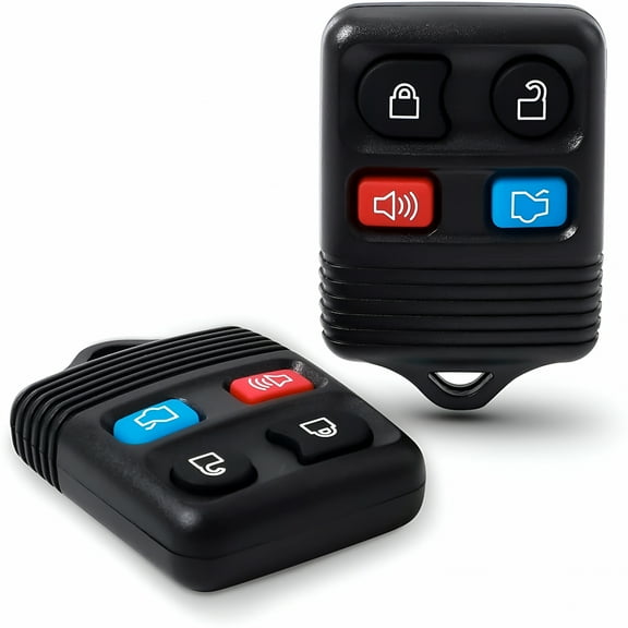 GJX Key Fob 4 Button Keyless Entry Remote Control Key Fob for Focus Explorer Mercury Lincoln Mazda Tribute | 2 Pcs