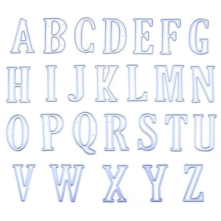 

Tepsmf Knives 5Cm Large Big Alphabet Letters Cutting Dies Stencils Metal for Diy Scrapbooking Dish Towels