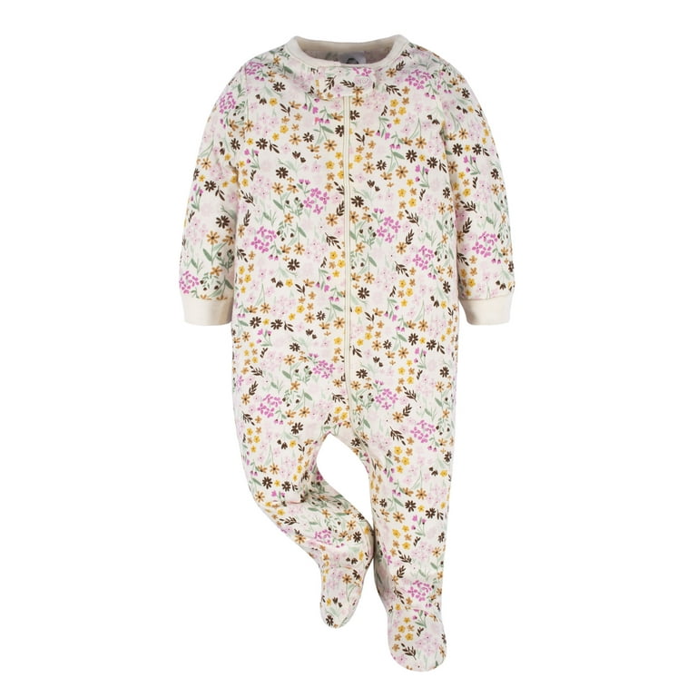 Gerber Baby Girl Sleep N Play 2 Pack Sizes Newborn 3 6 Months