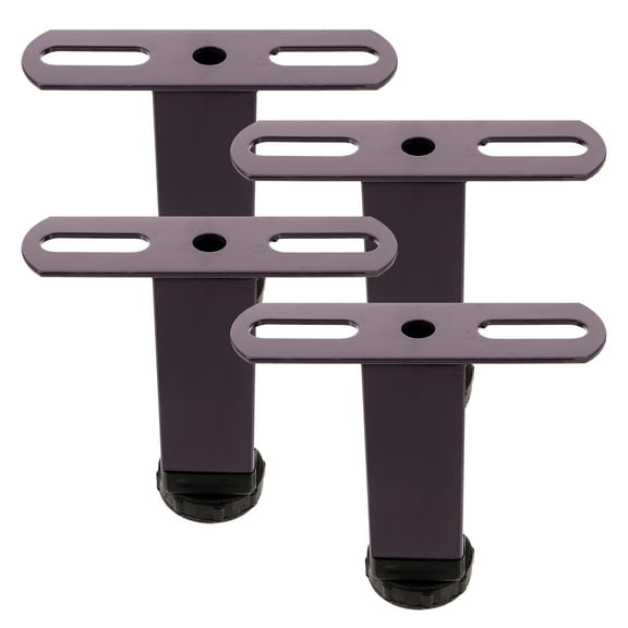 4pcs Adjustable Height Support Legs Heavy Duty Furniture Replacement Legs Bed Brackets