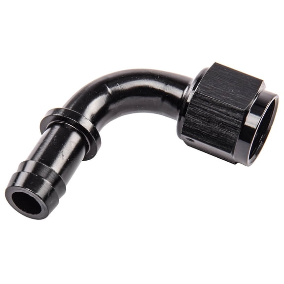 JEGS 110851 AN to 90-Degree Hose Barb Adapter Fitting -8 AN Female to 1/2 in. I.