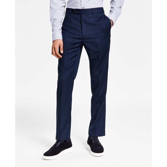 Mens Mens X-Fit Slim-Fit Stretch Suit Pants, Blue, Size 40W