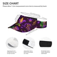 thumbnail image 4 of Balery Mardi Gra2 Sport Wear Athletic Visor Sun Sports Visor Hat Visor Adjustable Cap for Women and Men (One Size), 4 of 8