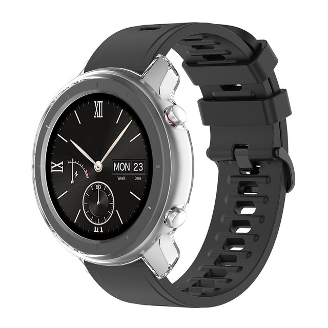 Funda de reloj de TPU para accesorios de reloj inteligente Amazfit GTR de 47 mm (blanco)