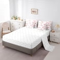 thumbnail image 5 of Erosebridal Teens Princess Ribbon Bowtie Twin Bedding Sets 7-Piece,Girls Sea Pink Starfish Seashell Bedding Comforter Set,Microfiber Bedroom Decor, 5 of 6