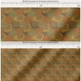 thumbnail image 2 of Soimoi Brown Cotton Voile Fabric Lemon Slice Vegetable Decor Fabric Printed Yard 42 Inch Wide, 2 of 7