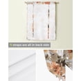 thumbnail image 4 of Floral Watercolor Window Curtain for Living Room Roman Curtains for Kitchen Cafe Tie Up Short Drapes, 4 of 5
