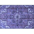 thumbnail image 1 of Ahgly Company Machine Washable Indoor Rectangle Persian Blue Traditional Area Rugs, 8' x 10', 1 of 4