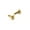 Gold, variant on 100-Pack Mini Copper-Plated Paper Fasteners - Round Scrapbooking Brads for DIY Crafts, Cardmaking & Journaling Supplies