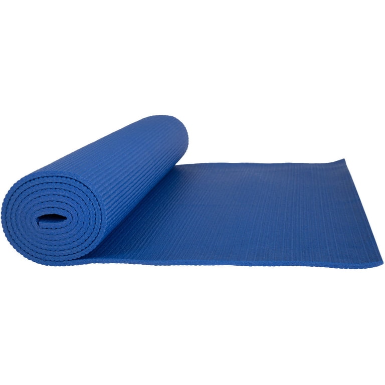 Wakeman Fitness Non Slip Yoga Mat PVC Foam 71x24 Inch with