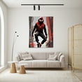 thumbnail image 3 of Miles Morales-Theme Anti-pilling Tapestry Gift Wall Hanging Backdrop for Room Bedroom Girls Fans Background Banner Party Birthday Supplies Decor, 3 of 5