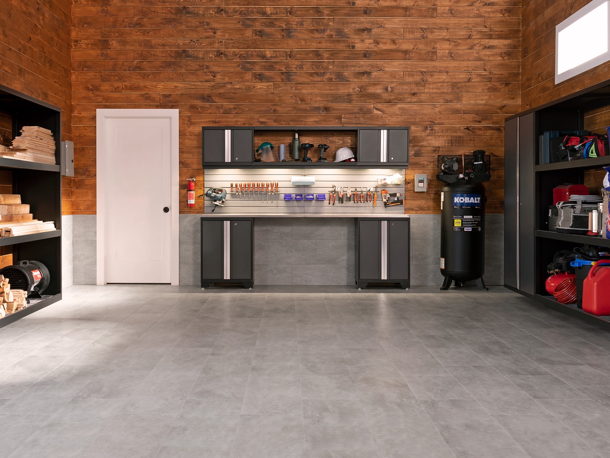 NewAge Products Vinyl Tile Flooring - 800 sqft - Titanium