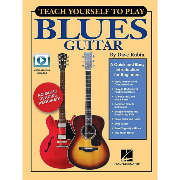 Teach Yourself to Play Blues Guitar: A Quick and Easy Introduction for Beginners, (Paperback)