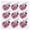 Pink Colors, variant on Bling Heart Rhinestone Keychain, Bulk Appreciation Gift for Coworkers Employees Team, Cute Crystal Bag Charm for Women, Welcome Gift for New Staff