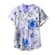 thumbnail image 5 of Mujeres Pantalones Cortos Impresos Blusas de Manga Corta Y Top Regular, Vestido de Moda de Verano Casual para Mujeres, 5 of 5