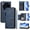 YB02, variant on Zipper Wallet Phone Case for VIVO X300 ULTRA 5G-7 Card Slots RFID Blocking Flip Cover with Wrist Strap, Kickstand & Strong Magnetic Closure.S02