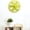 Green, variant on Elodie Big Contemporary wall Clock Creative Hollow Out Number Design Analog Clock Red