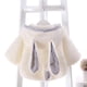 thumbnail image 4 of Abrigo De Invierno Para Niños Pequeños Chaquetas De Abrigo Para Niñas Bebé Orejas De Lazo Con Capucha Espesar Cálido Sudadera Con Capucha Chaqueta Abrigo Capa Blanca Odeerbi LM103-177, 4 of 9