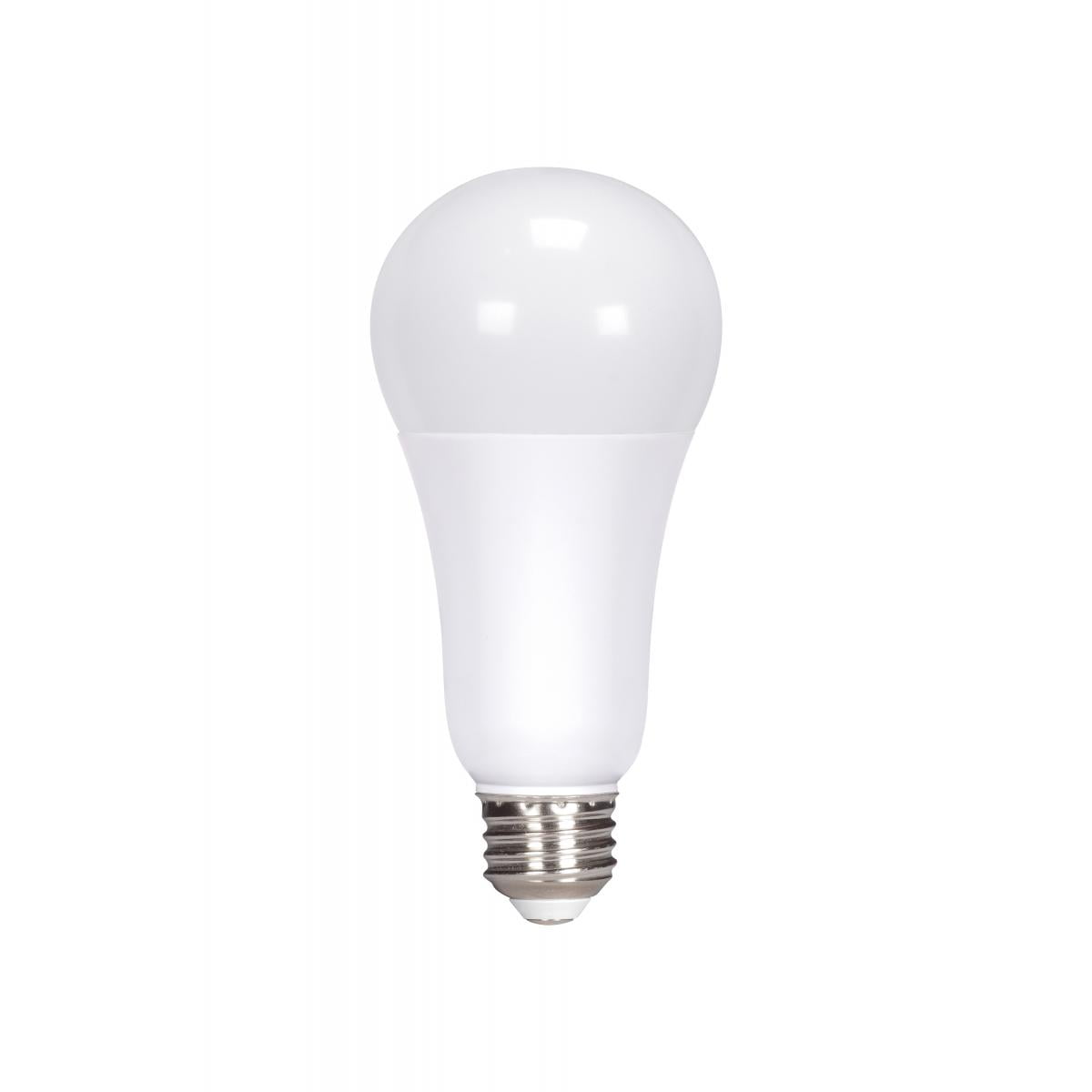 Enclosed Rated 120-277 Volt 3000K A-19 LED Bulb Satco Non-Dimmable 8.5 Watt