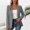 Grey, variant on Womens Casual Open Front Coats,Long Sleeve Lapel Blazer Jackets,Lightweight Business Outerwear Tops,Relaxed Fit Work Tops for Office,Comfortable Going Out Jackets Green XXL