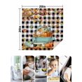 thumbnail image 4 of Thanksgiving Cloth Napkins Set of 8 Reusable Dinner Napkins, Maple Leaf Pumpkin Black White Plaid Cocktail Napkin Washable Table Napkins for Wedding/Holiday Party/Baby Shower 20"x20", 4 of 7