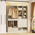 thumbnail image 6 of Homieasy Modular Closet System with 4 Drawers, 47.2" Closet Organizers with Cube Storage and Pant Rack, Ideal Closet Organizers and Storage Unit, 6 of 6