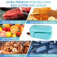 thumbnail image 5 of Mini Bag Sealer, Handheld Heat Vacuum Sealer, 2 in 1 Sealer and Cutter with Lanyard, Portable Resealer Machine for Food Storage, 5 of 5