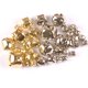 thumbnail image 4 of silver/golden Jingle Bells Christmas-craft Decoration hanging X,mas-tree cross iron wedding Home cp2683, 4 of 5