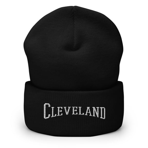Cleveland Cuffed Beanie (Black)