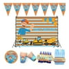 Puzzle Blippi Theme Birthday Party English Teacher Party Needs Kids Toys Decorations Tableware