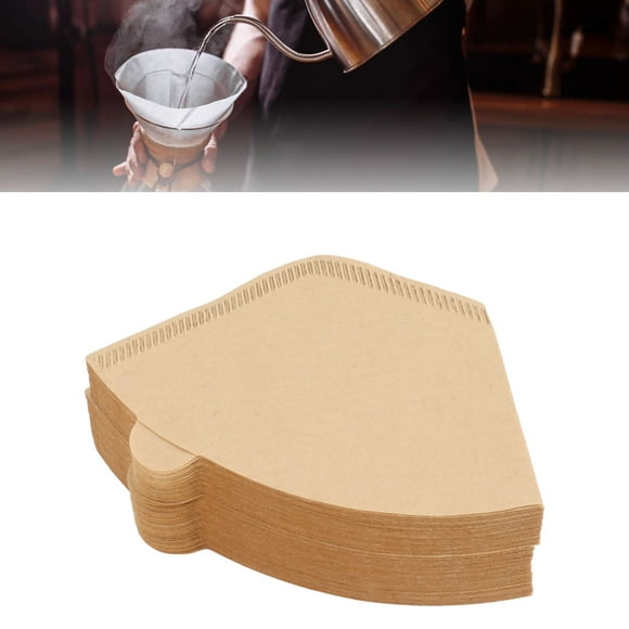 Coffee Paper Filters, 100 Count Coffee Filters 1 To 2 Cups Fiber Material for Filter Bowl