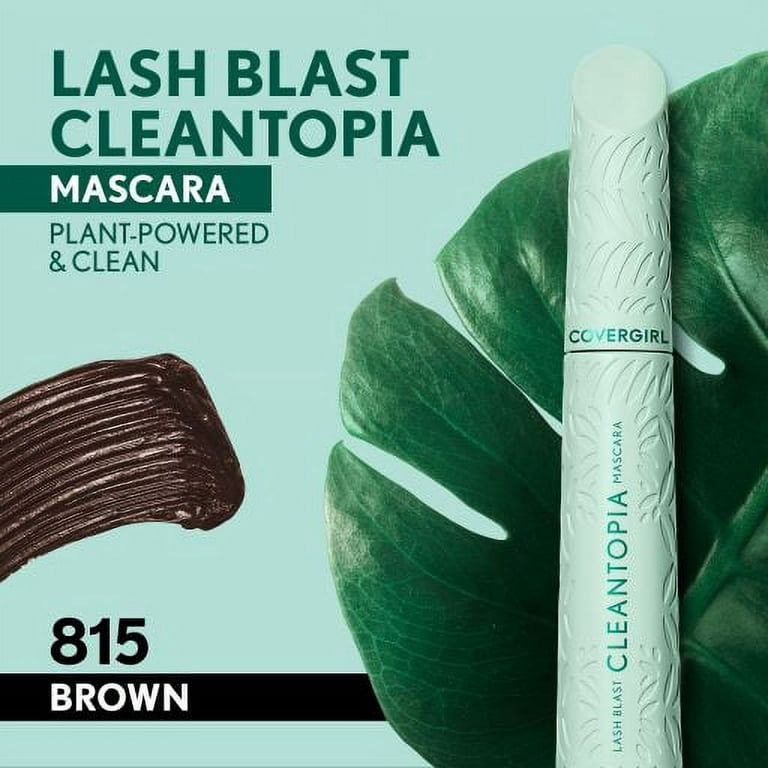 COVERGIRL Lash Blast Cleantopia Mascara, 815 Brown, 0.32 fl oz