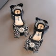 thumbnail image 5 of Otqutp Wedding Flower Girls Shoes Fashion Spring and Summer Girls Dress Shoes Dance Performance Shoes Pearl Rhinestone Sequin Ribbon Bow Shoes, 5 of 5