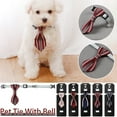 thumbnail image 4 of OutmaxHome Dog Neck Tie Adjustable Cat Collars Puppy Bow Ties Grooming Accessories for Small Pet Dogs Cats Birthday Photography Favor, 4 of 5
