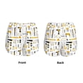 thumbnail image 3 of Fuzoiu Cartoon Color repair Tool Print Women's Athletic Shorts, Double-Layer Running Shorts with Pocket,Women's Workout Shorts for Yoga, Gym, and Workouts-Medium, 3 of 7