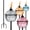 Multicolor, variant on Citronella Torches Set of 4, Large Capacity 16 oz Outdoor Glass Torch Garden Décor,58.6 - Inch Upgraded Citronella Torches with 3-Prong Grounded Stake for Yard, Patio, Gatherin