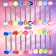 thumbnail image 7 of DESIGNICE 2026 New 50Pcs Lip Rings,Variety Colors Lip Piercing Jewelry,Personalized Body Piercing for Party, Cosplay, Festival, Daily Wear, Multicolor-1, 7 of 7