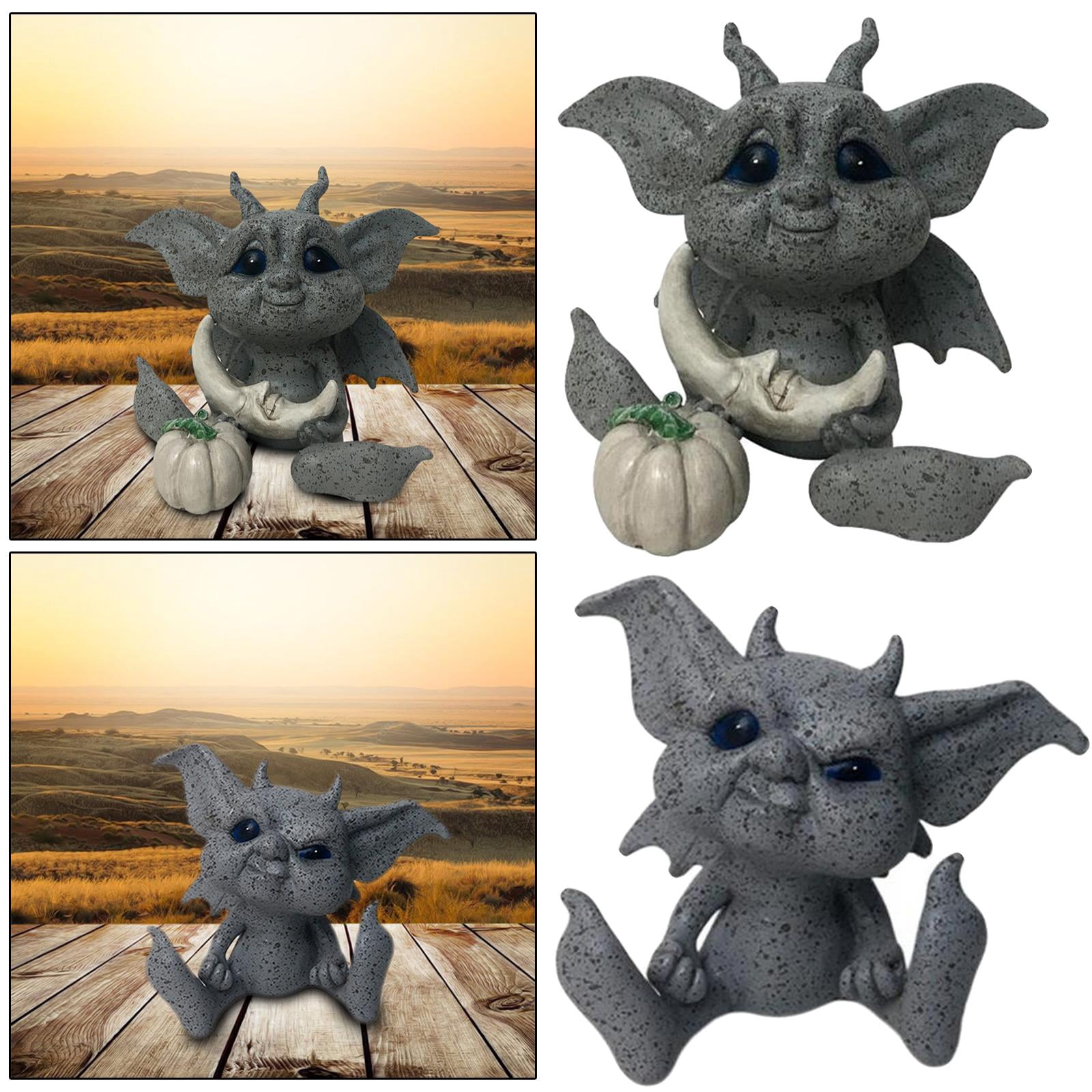 Nishiyuenyi 2x Garden Statue Sculpture Patio Flowerbed Outdoor and hotel deocration crafts