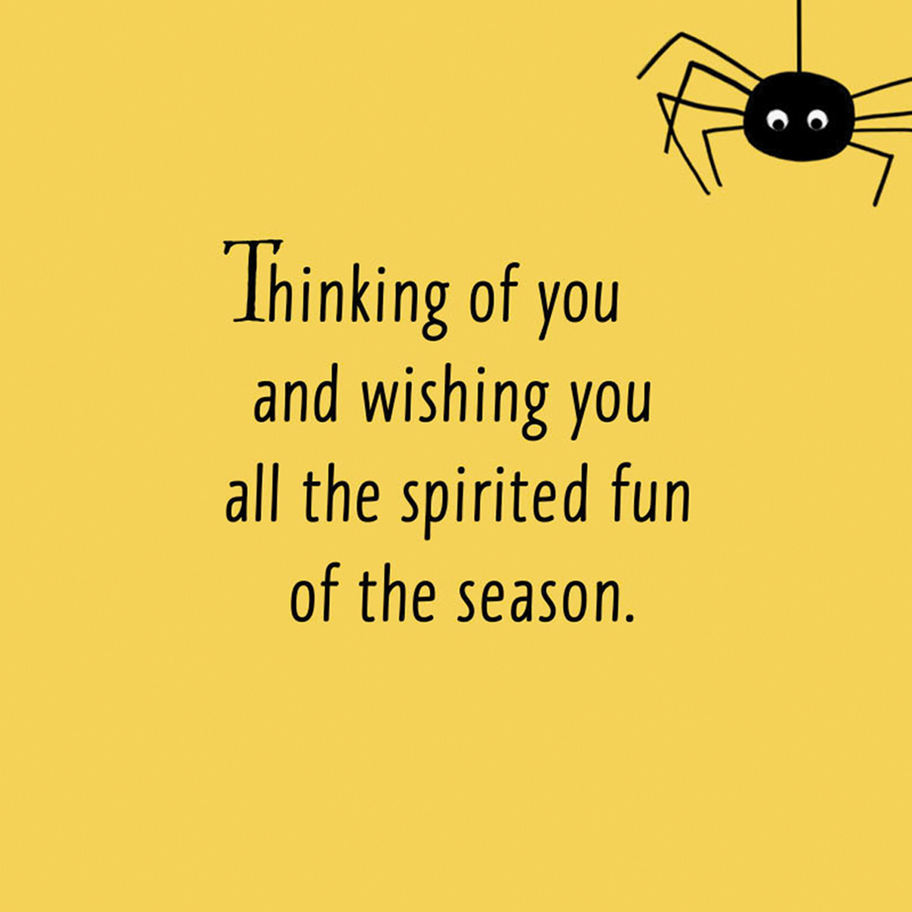 Hallmark Halloween Card (Thinking of You Across the Miles), 1 Count