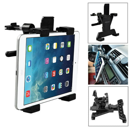 AGOZ Universal 360° Car Air Vent Mount Tablet Holder Stand Cradle for Apple iPad Air, iPad Mini, iPad Pro, Samsung Galaxy Tab S5e, A, A2, S S2 S3, S4, E, Google Pixel Slate, Nexus 9, 10, Amazon