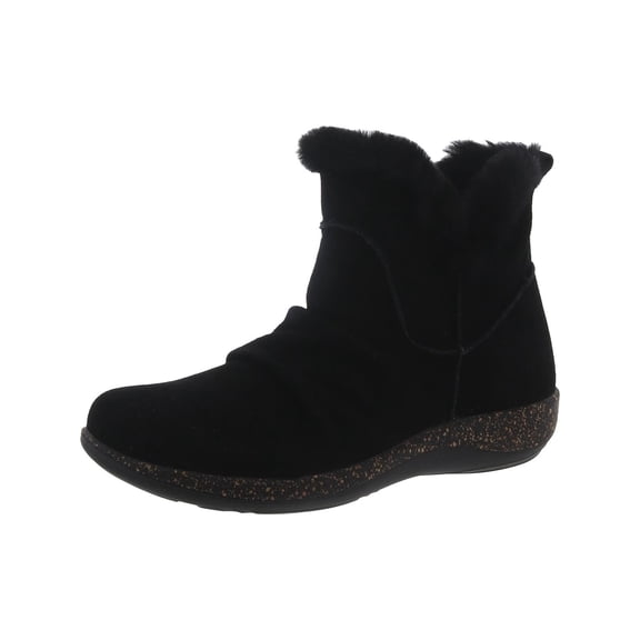 Aetrex Womens Remi Leather Winter Mid-Calf Boots