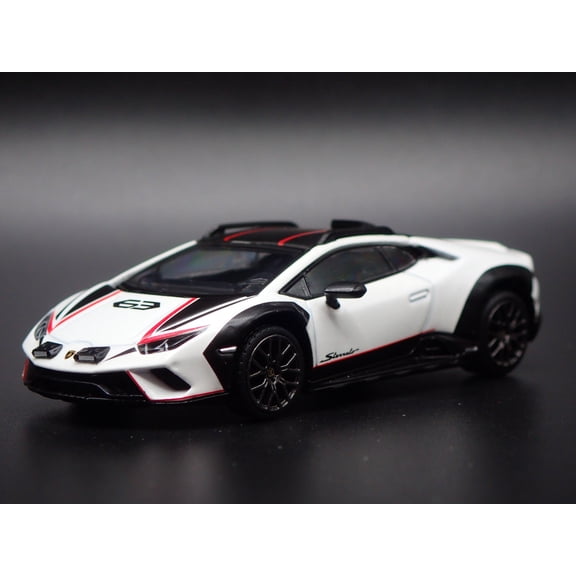 Open Box 2023-2024 LAMBORGHINI HURACAN STERRATO SUPER CAR 1:64 SCALE DIECAST MODEL CAR