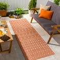 thumbnail image 4 of Hauteloom Pentre Living Room, Bedroom Patio Outdoor Area Rug - Bohemian, Transitional - Burnt Orange - 5'1" x 7', 4 of 9